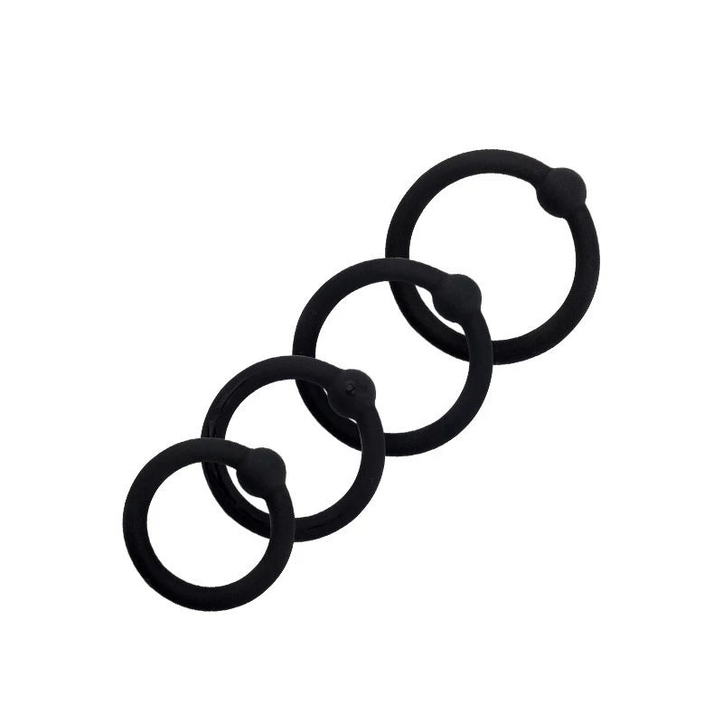 Silicone Cock Ring - Four-piece