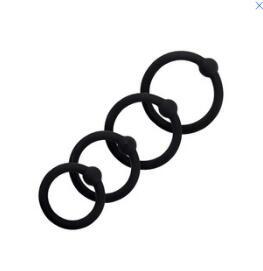 Silicone Cock Ring - Four-piece
