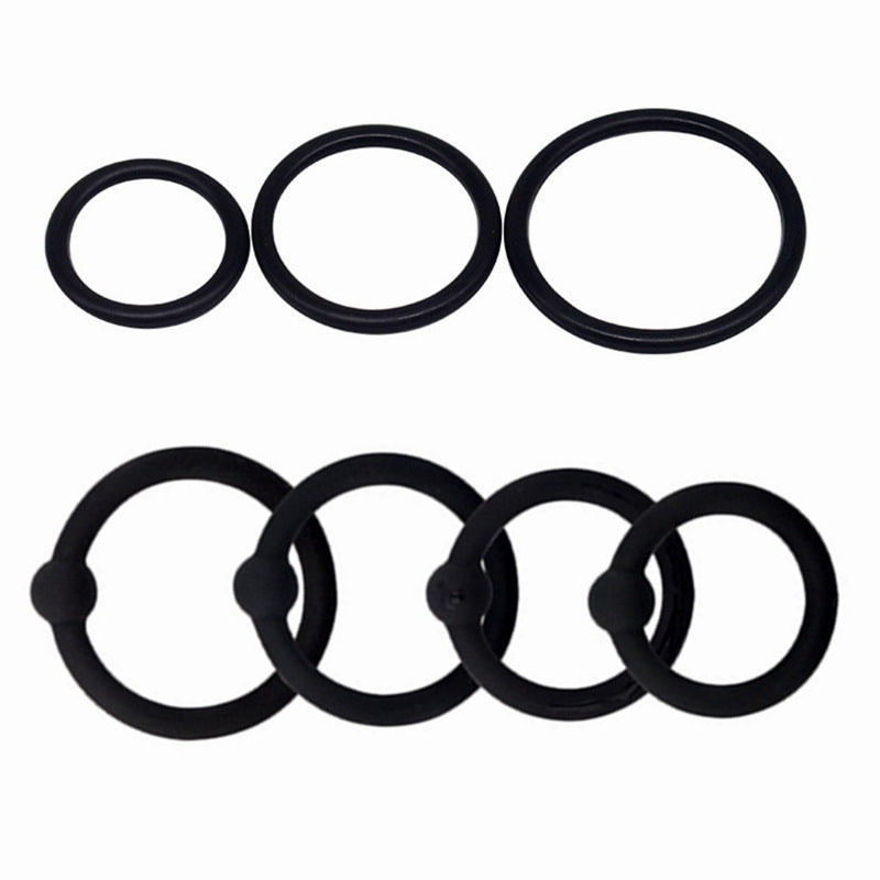 Silicone Cock Ring - Four-piece