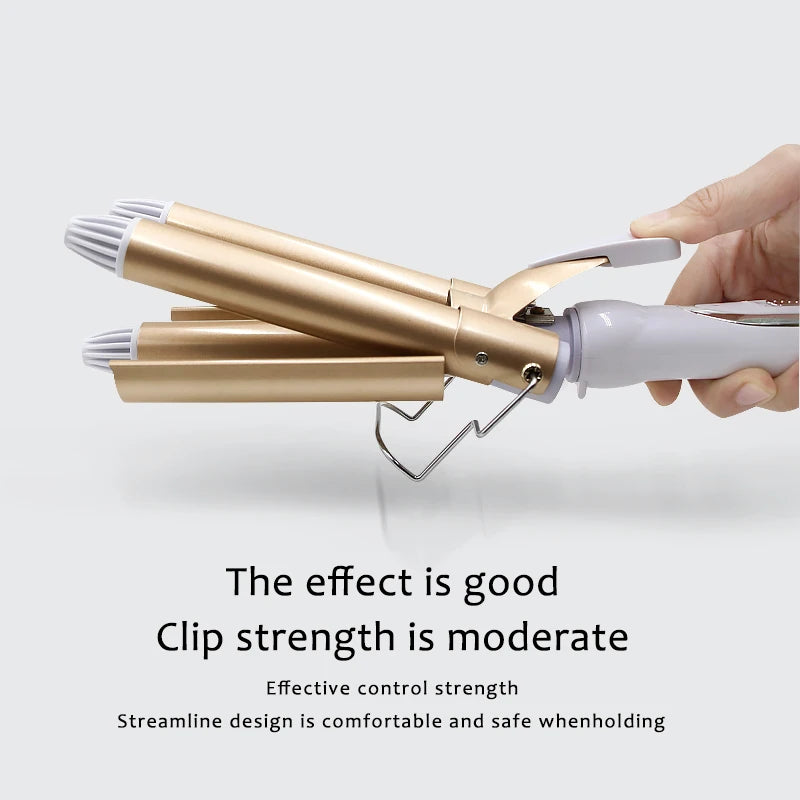 Ceramic Triple Barrel Hair Styler Hair Waver