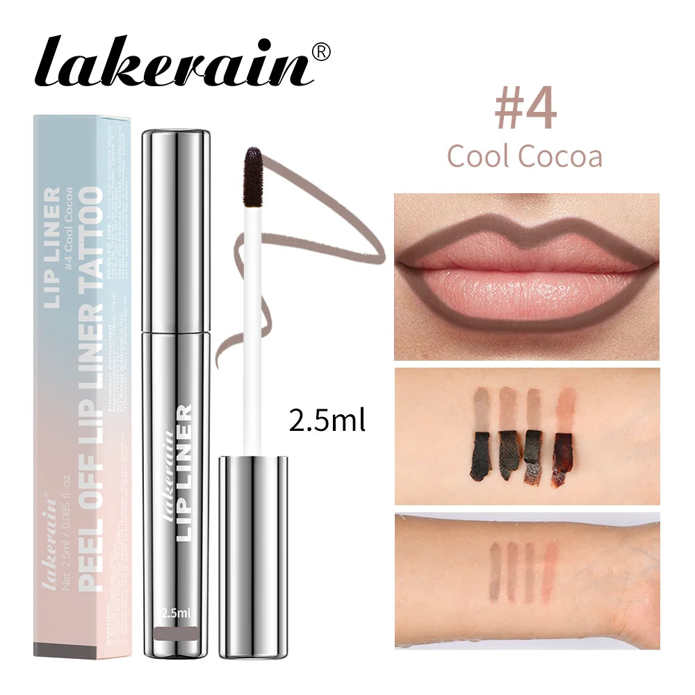 Lip Liner Peel Off Tattoo Lipgloss Waterproof Long Lasting Matte Lip Tint