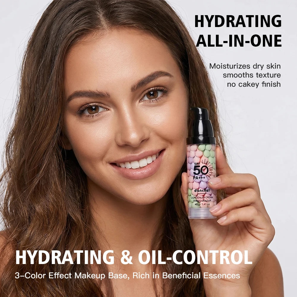 Three Color Cream Concealer Brightening Cream Liquid Concealer