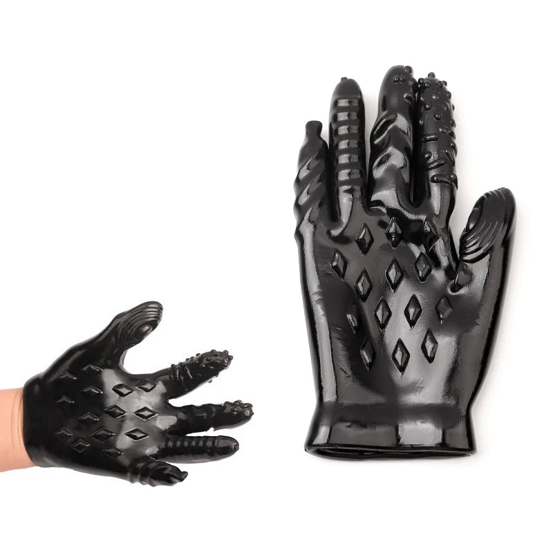 Sex Gloves Masturbation Erotic Finger Gloves Clitoral Stimulator