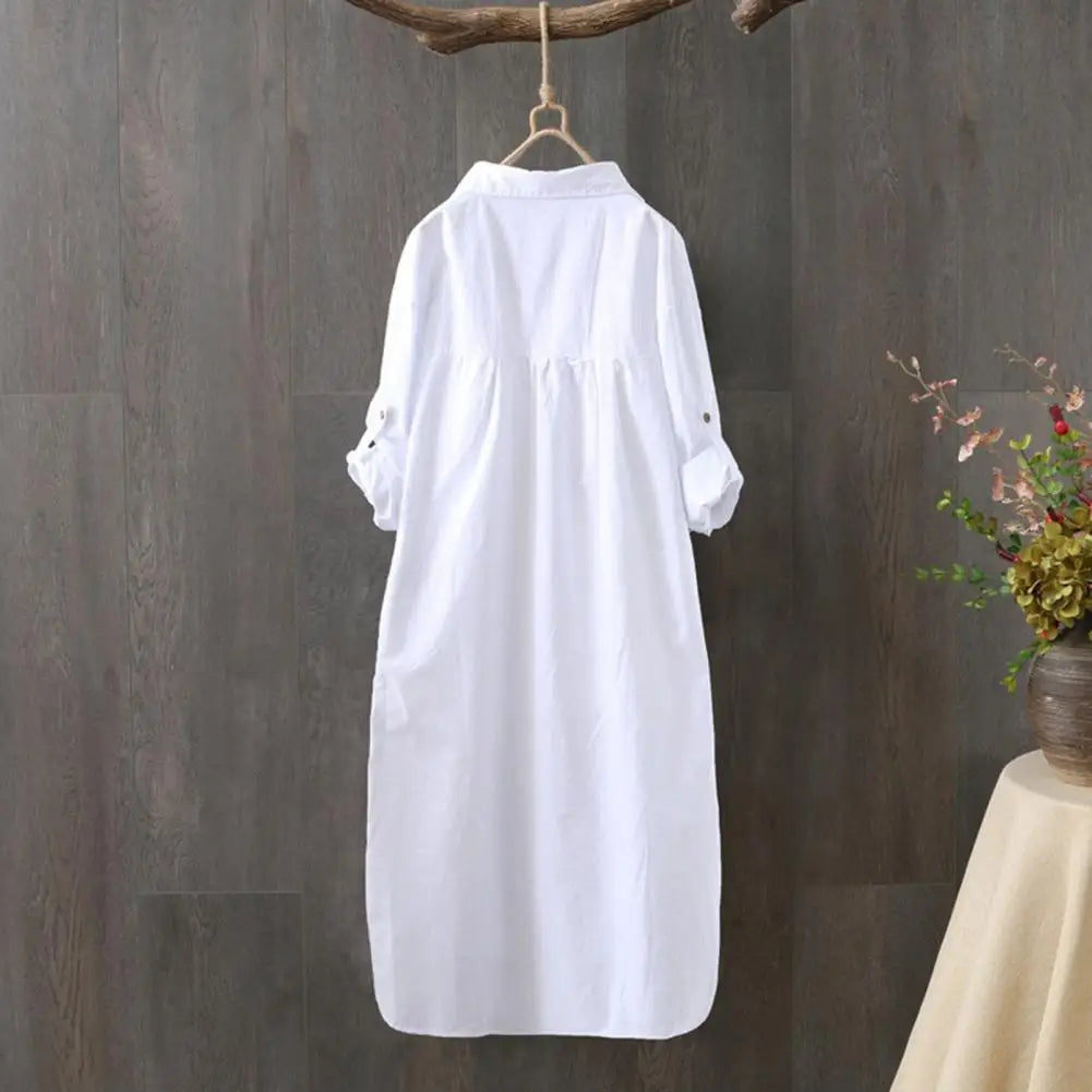 Spring Women Shirt Cartoon Embroidery