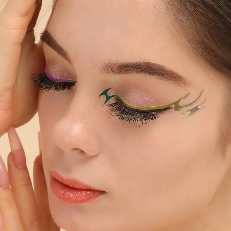 Decoration Stickers Laser Eye Eyeliner Eyebrows Decals