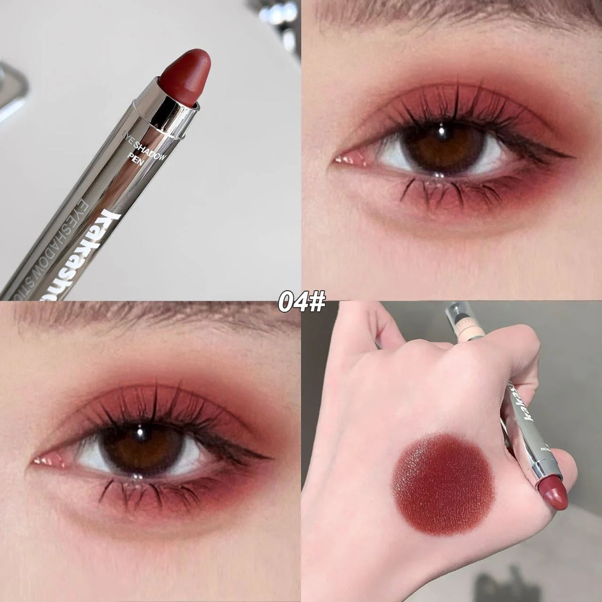 Metallic Glitter Eyeshadow Stick Matte Waterproof Shimmer High Gloss