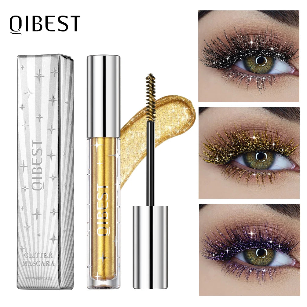 Diamond Glitter Mascara Long Lasting Quick Dry