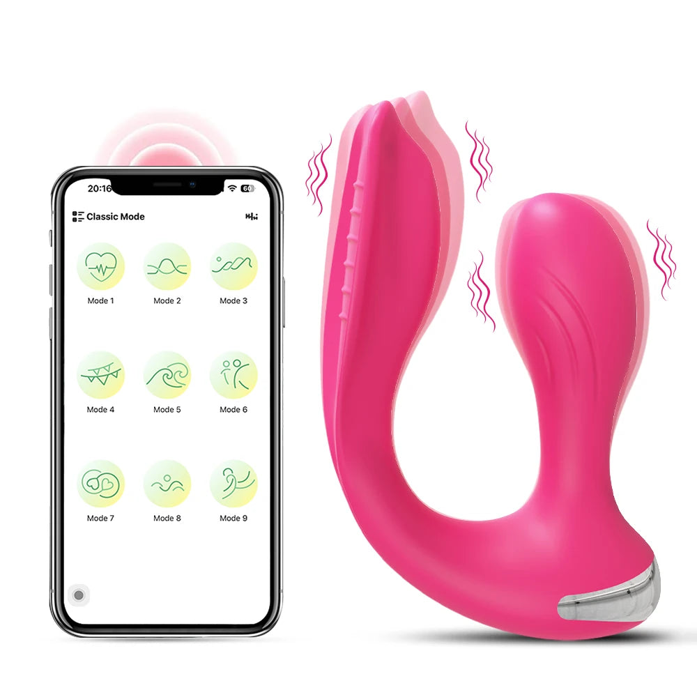 Dildo Vibrator Double Penetration Vagina Vibration