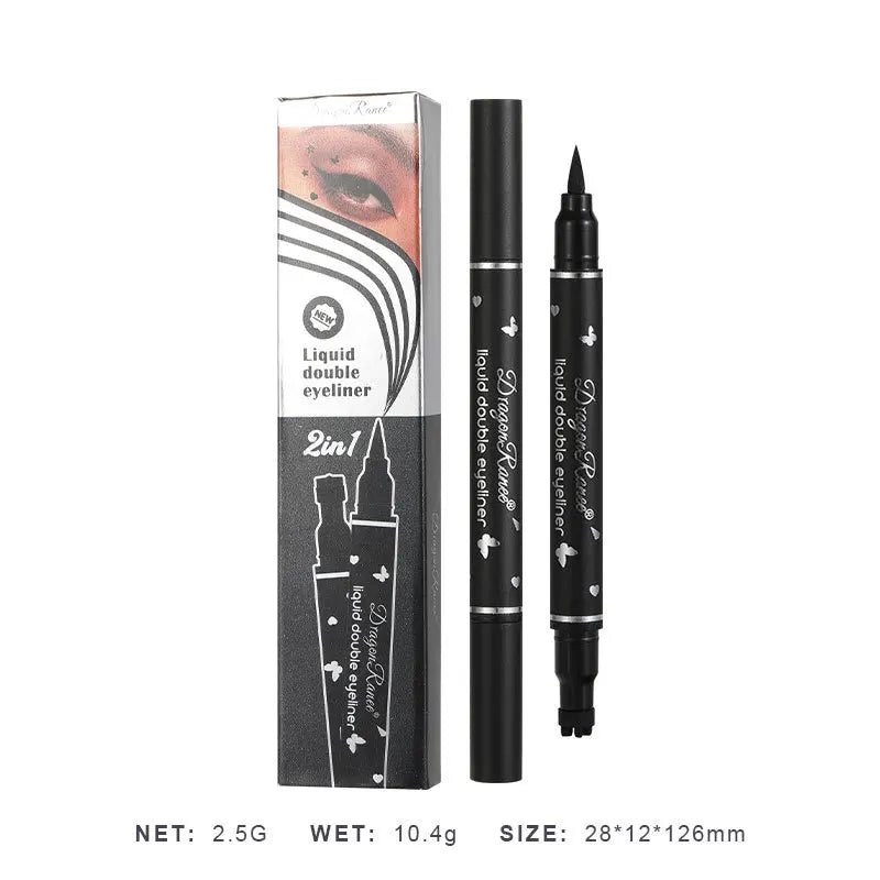 2 IN 1 Eyeliner Stamp Long-Lasting Waterproof