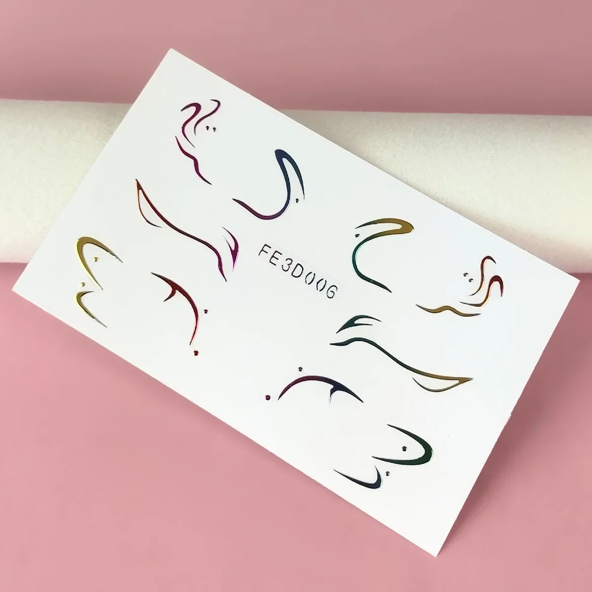 Decoration Stickers Laser Eye Eyeliner Eyebrows Decals
