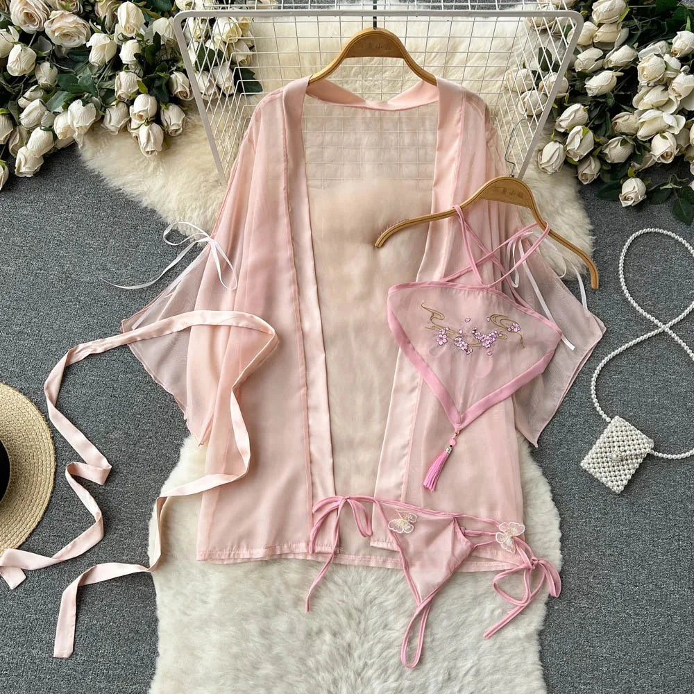 Sexy Lace Strap Jumpsuit Slim Fit Transparent Erotic Lingerie Catsuit