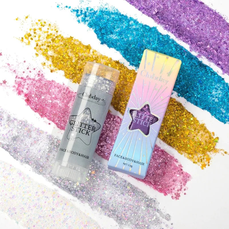 Sparkling Sequins Glitter Gel Stick for Face and Body