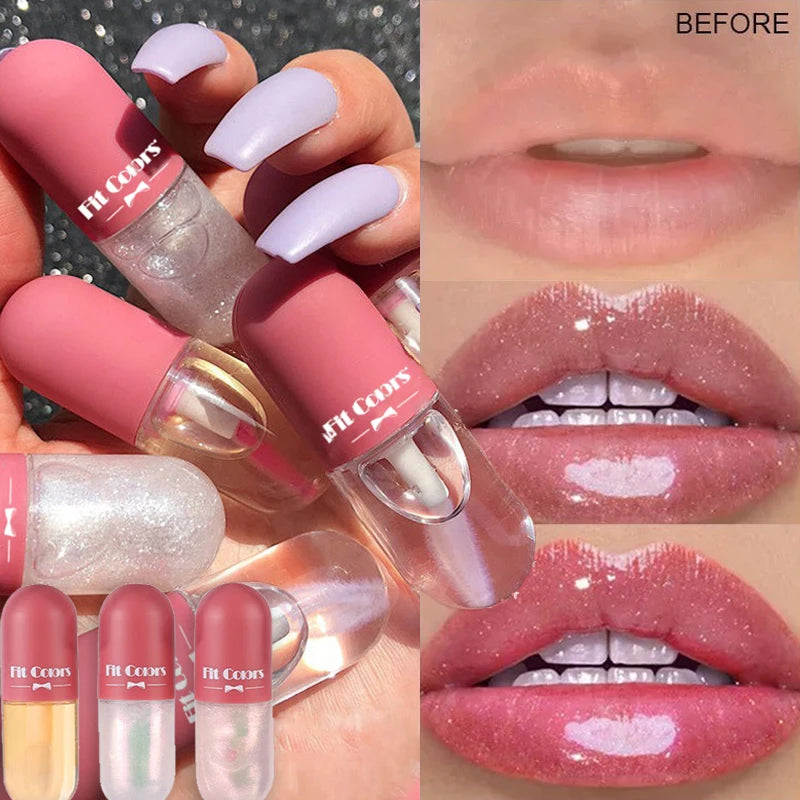Liquid Lip Balm Moisturizing Transparent Color Changing Lip Plumper