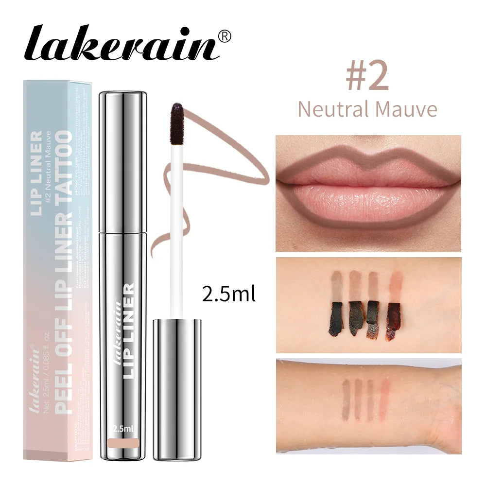 Lip Liner Peel Off Tattoo Lipgloss Waterproof Long Lasting Matte Lip Tint