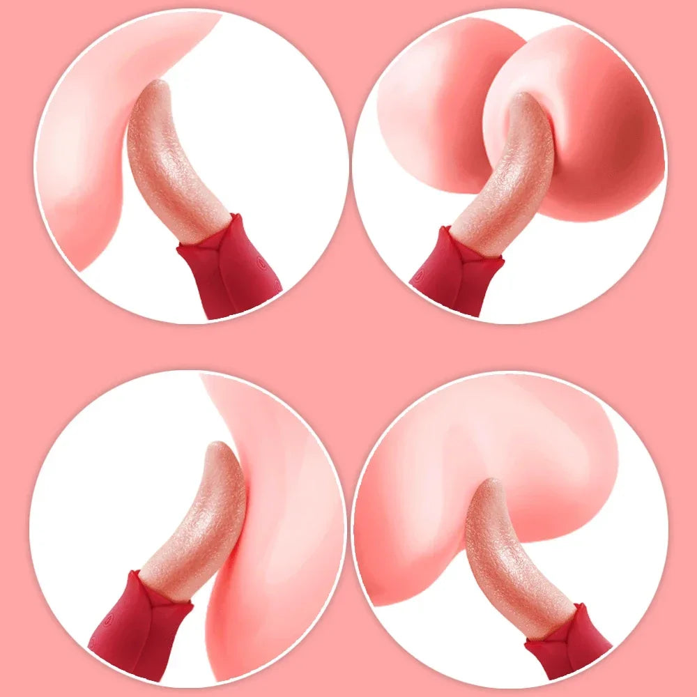 Realistic Licking Tongue Vibrator