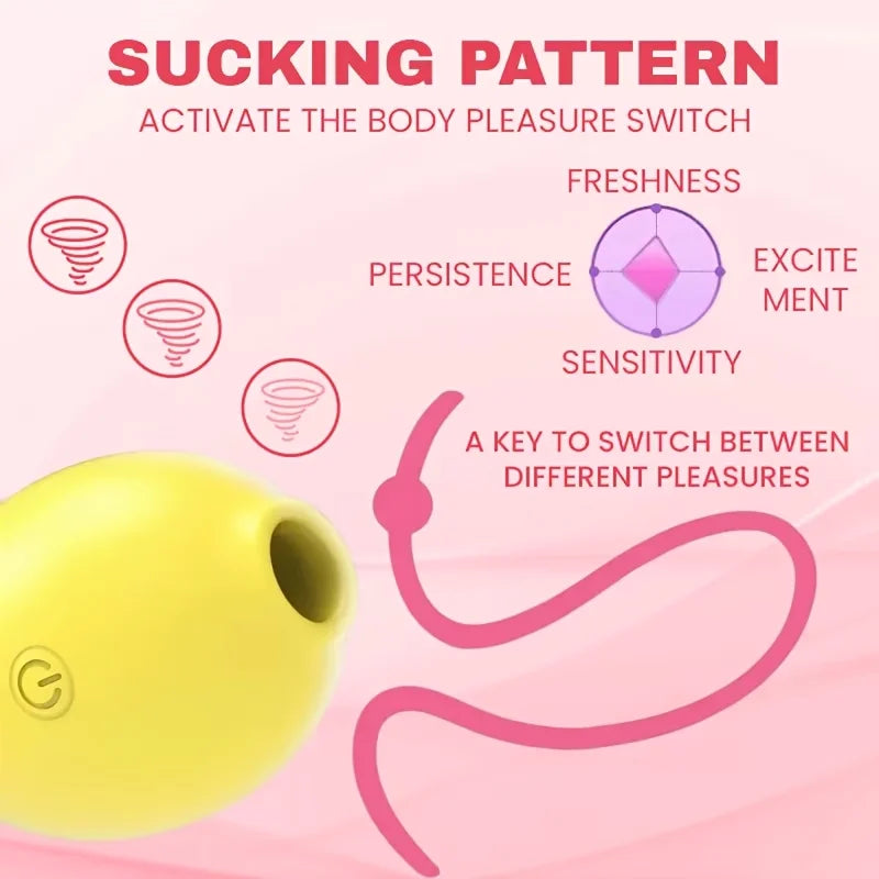Clit Sucker Sucking Lemon Vibrators 10 Power Suction