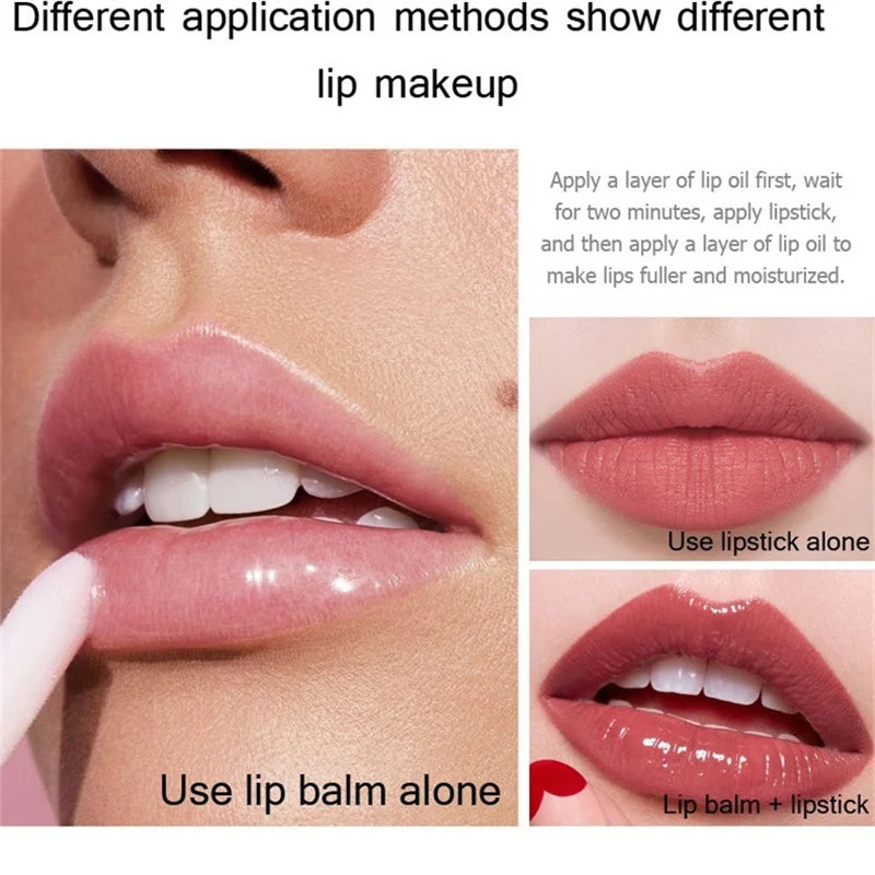 Liquid Lip Balm Moisturizing Transparent Color Changing Lip Plumper