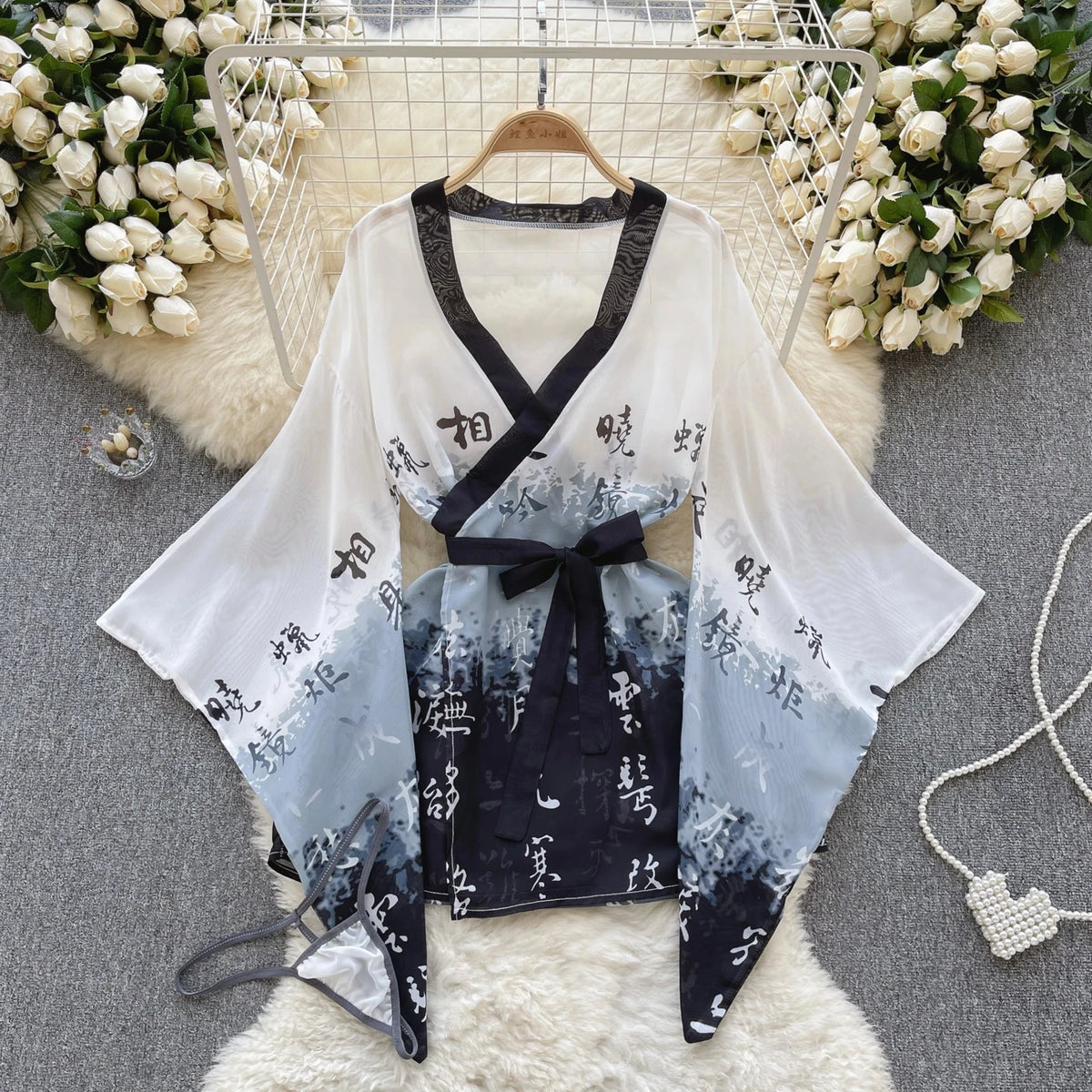 Sexy Lace Strap Jumpsuit Slim Fit Transparent Erotic Lingerie Catsuit