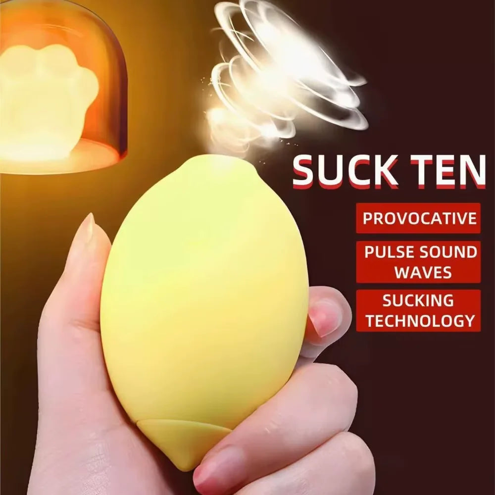 Clit Sucker Sucking Lemon Vibrators 10 Power Suction