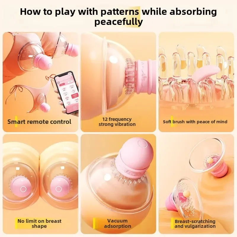 APP Massager Sucking Nipple Vibrator