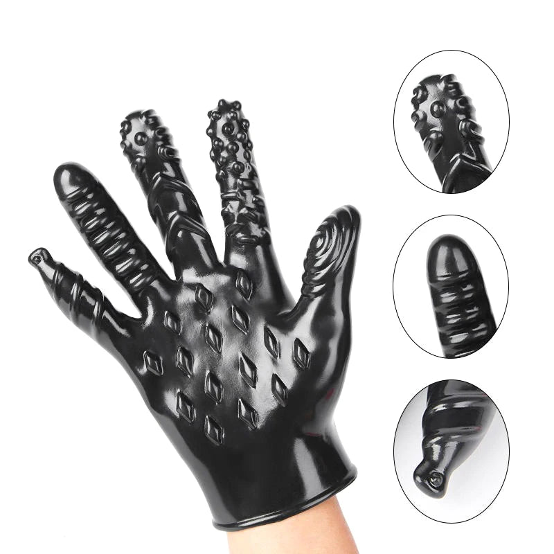 Sex Gloves Masturbation Erotic Finger Gloves Clitoral Stimulator