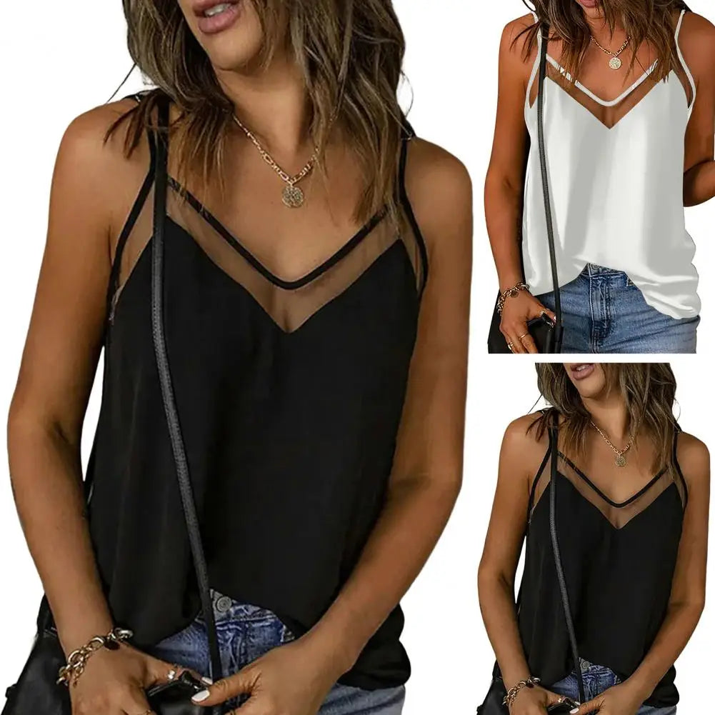 Loose Tank Top Sleeveless Daily Wear Moisture Wicking