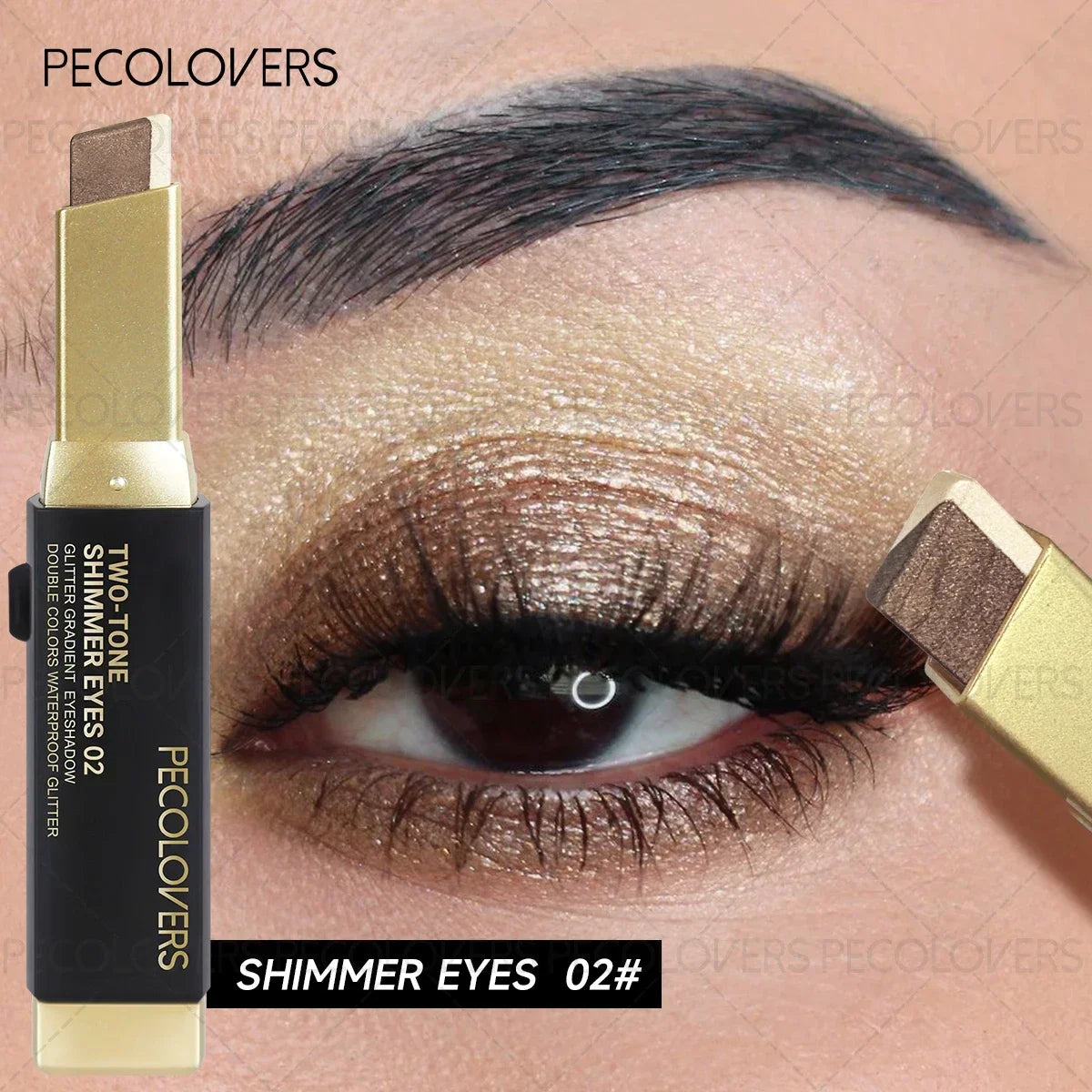 Metallic Shimmer Duo Eyeshadow Stick
