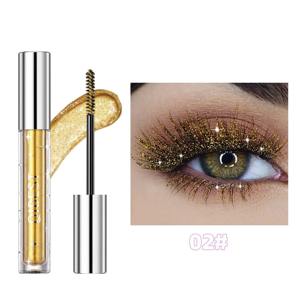 Diamond Glitter Mascara Long Lasting Quick Dry