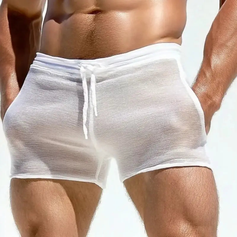 Men's Sexy Lace-Up Shorts - Comfortable Home Leisure & Breathable