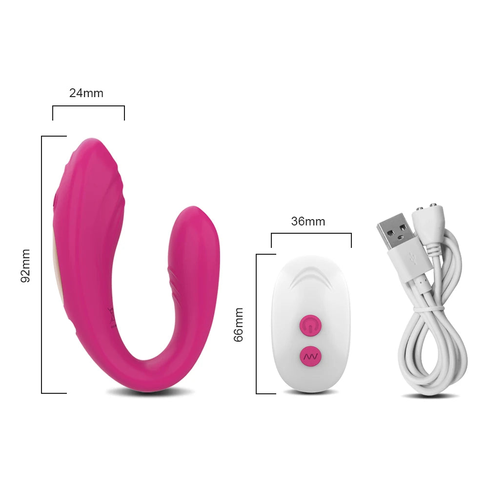 Dildo Vibrator Double Penetration Vagina Vibration