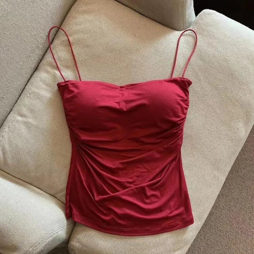 Sexy Camisole Seamless Sports Underwear With Chest Pads