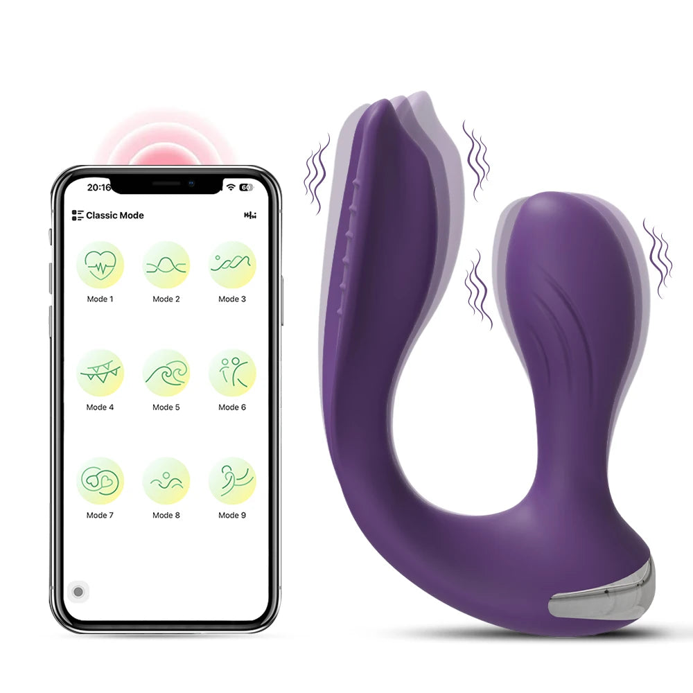 Dildo Vibrator Double Penetration Vagina Vibration