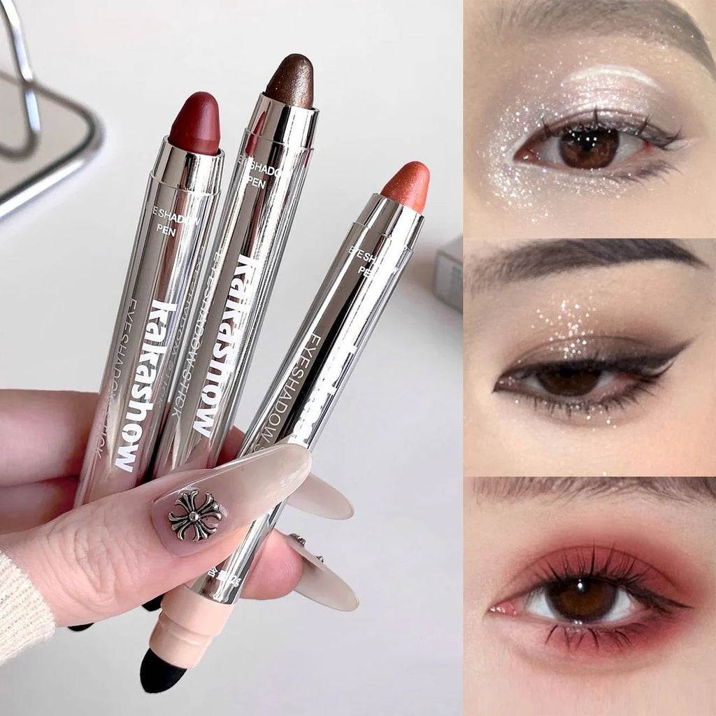Metallic Glitter Eyeshadow Stick Matte Waterproof Shimmer High Gloss