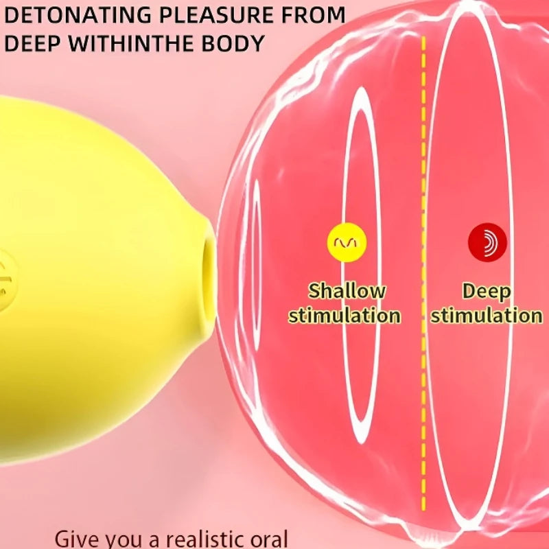 Clit Sucker Sucking Lemon Vibrators 10 Power Suction