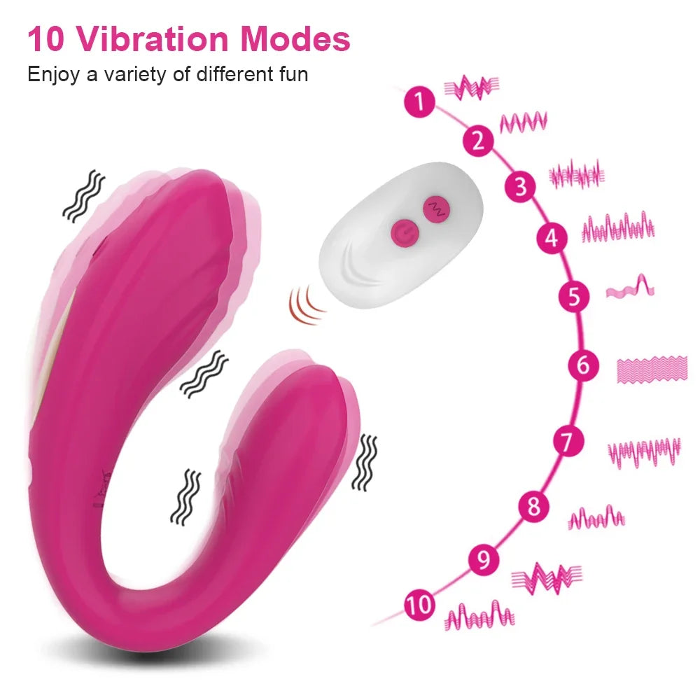 Dildo Vibrator Double Penetration Vagina Vibration