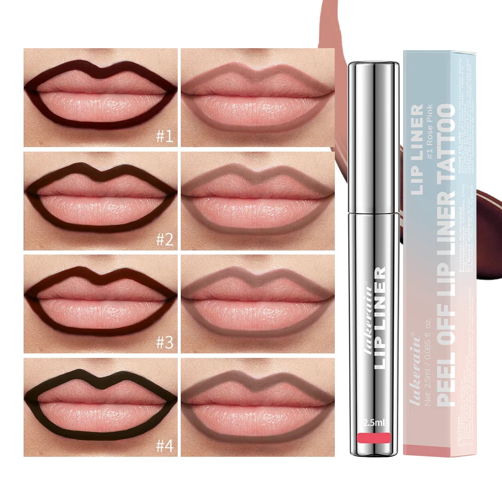 Lip Liner Peel Off Tattoo Lipgloss Waterproof Long Lasting Matte Lip Tint