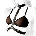 Gothic PU Leather Harness Buttock Garters Sexy Women's Erotic Sets