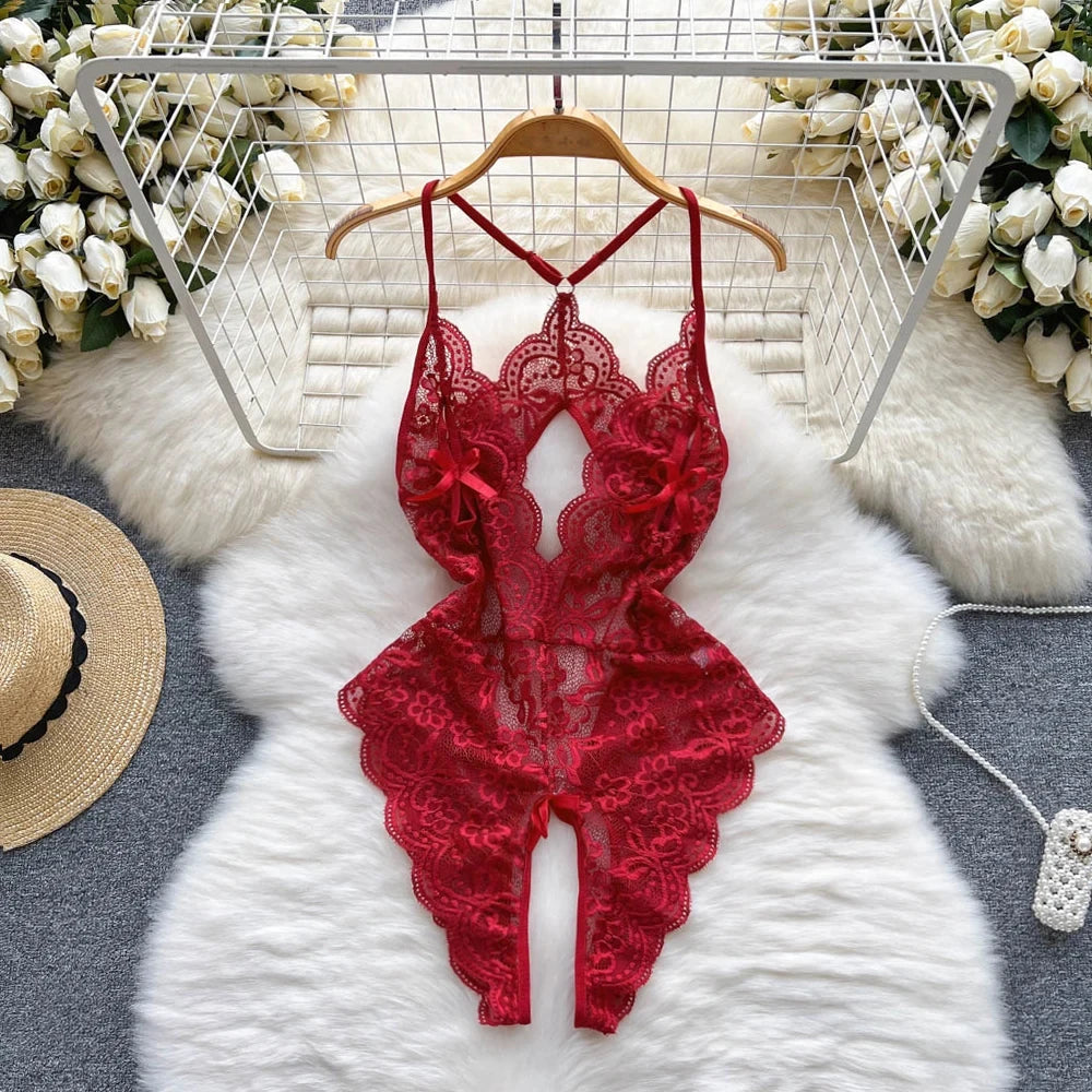 Japanese Sexy Print Kimono Women's Erotic Lingerie