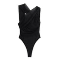 Leopard Print Mesh Bodysuit Women Off Shoulder Tight Bodysuit
