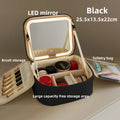 Makeup Bag With LED Mirror Large Capacity Bag and Organizer