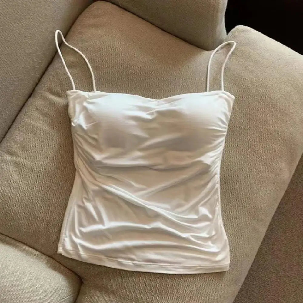 Sexy Camisole Seamless Sports Underwear With Chest Pads