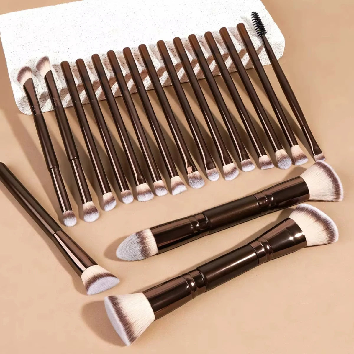 4/5/6/10/18pcs Professional Makeup Brush Set, Dual-Ended