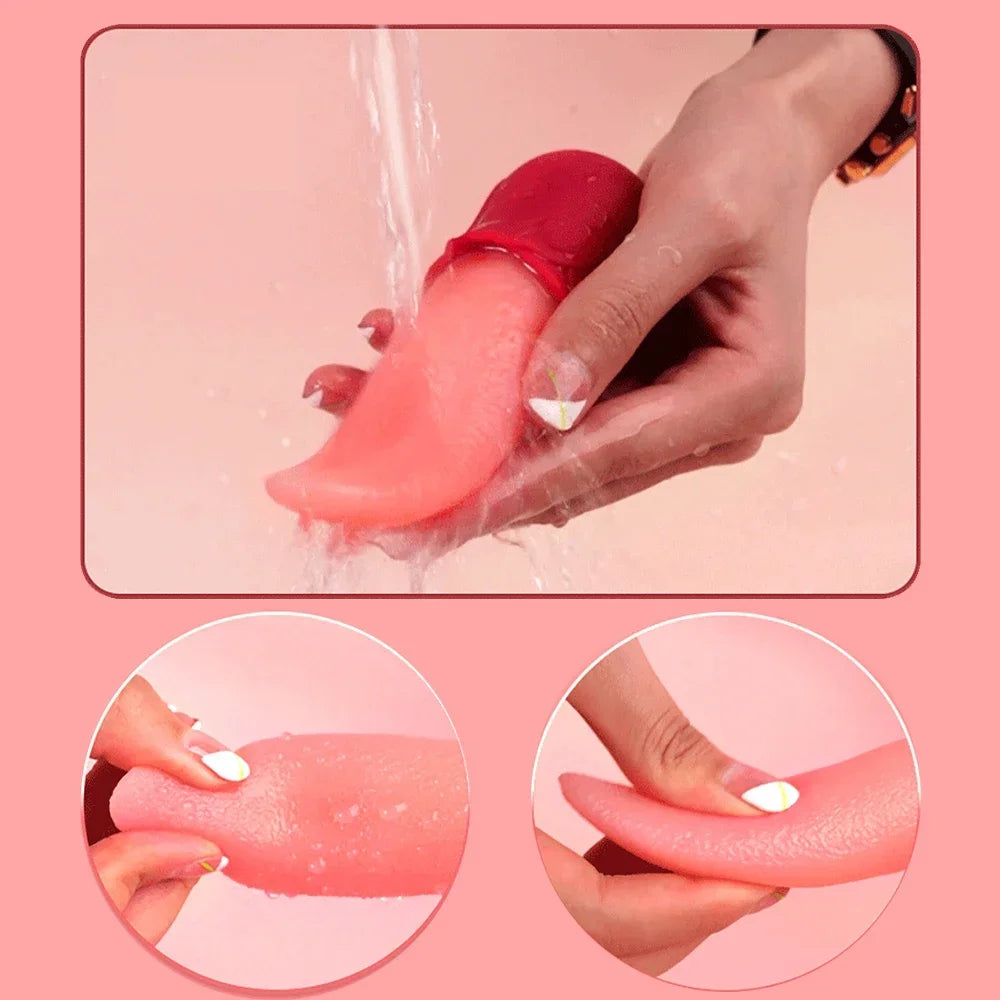 Realistic Licking Tongue Vibrator