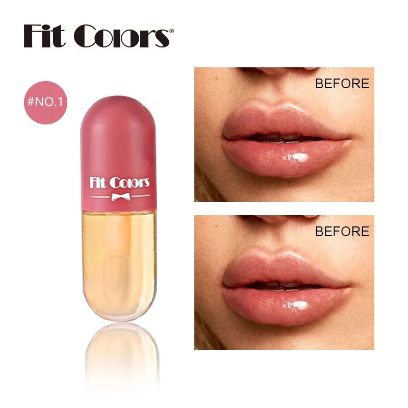 Liquid Lip Balm Moisturizing Transparent Color Changing Lip Plumper