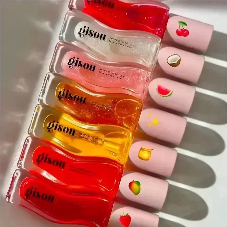 Cherry Honey Strawberry Essence Lip Oil Lipstick Long Lasting Moisturizing