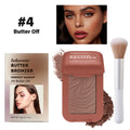 Bronzer Blush Highlights Palette&Brush