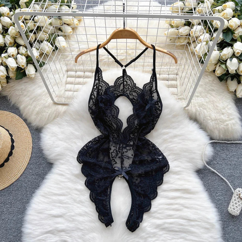 Japanese Sexy Print Kimono Women's Erotic Lingerie