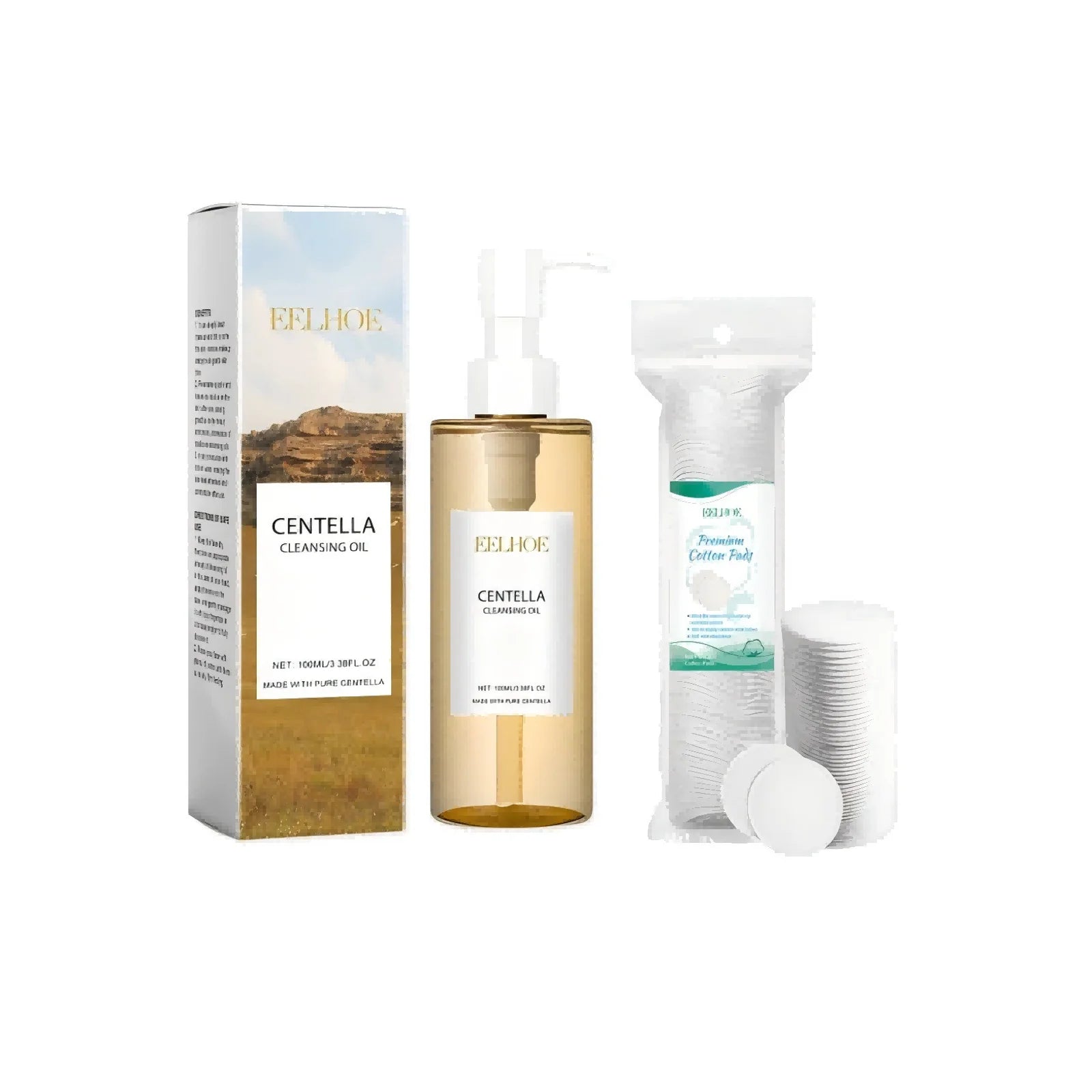 Moisturizing Facial Cleansing Oil Fresh Smooth Pore Cleaning Makeup Remover Pads Makeup Tools and Accessories