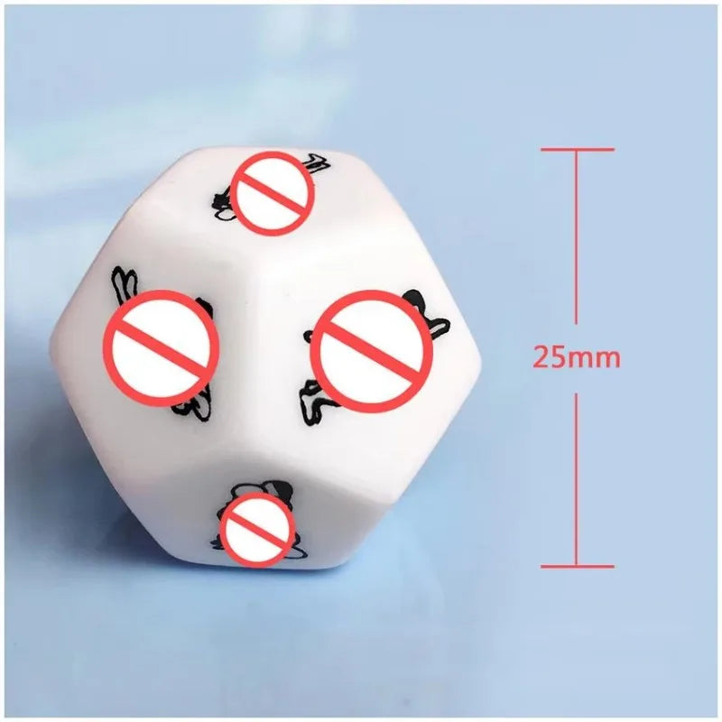 12 Sides Funny Sex Dice Adult Game Erotic Love Sexy Posture