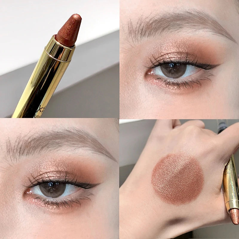 Metallic Glitter Eyeshadow Stick Matte Waterproof Shimmer High Gloss